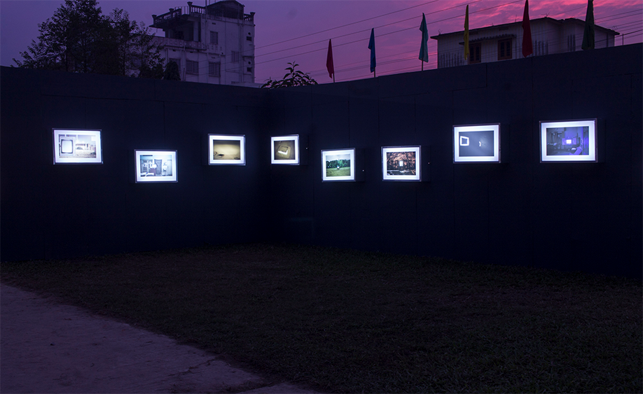 1. Lightboxes, Installation view Egaro (2nd Edition)